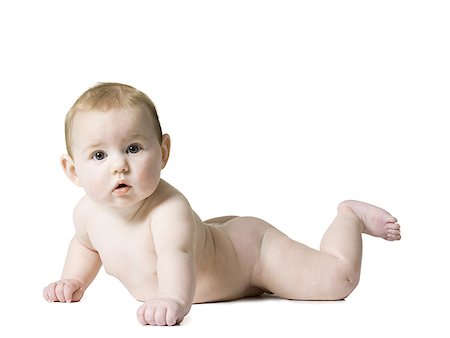 simsearch:640-01359777,k - Portrait of a baby boy lying on the floor Stock Photo - Premium Royalty-Free, Code: 640-01351299