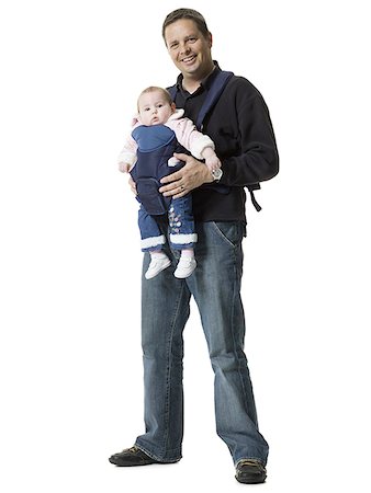 simsearch:640-01354837,k - Portrait of a mature man carrying his daughter Stock Photo - Premium Royalty-Free, Code: 640-01352528