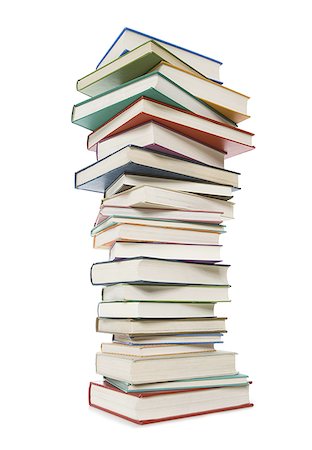 Close-up of a pile of books Stock Photo - Premium Royalty-Free, Code: 640-01352588