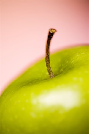 simsearch:640-01354413,k - Close-up of a granny smith apple Foto de stock - Sin royalties Premium, Código: 640-01360784