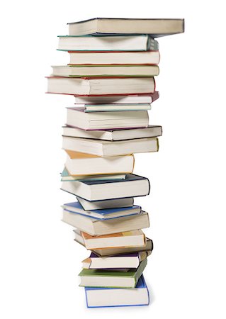 Close-up of a pile of books Stock Photo - Premium Royalty-Free, Code: 640-01361048