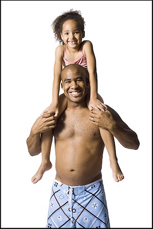 Father holding young daughter Stock Photo - Premium Royalty-Free, Code: 640-01361442