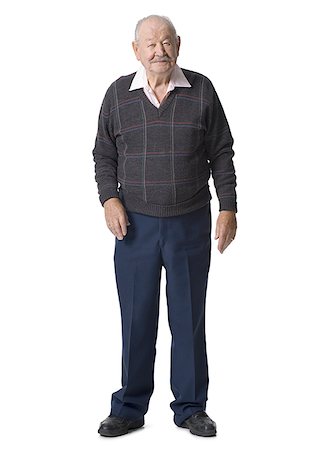 Portrait of a senior man standing Stock Photo - Premium Royalty-Free, Code: 640-01361559