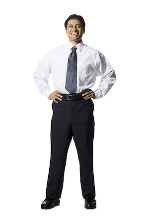 Businessman smiling Stock Photo - Premium Royalty-Free, Code: 640-01363058