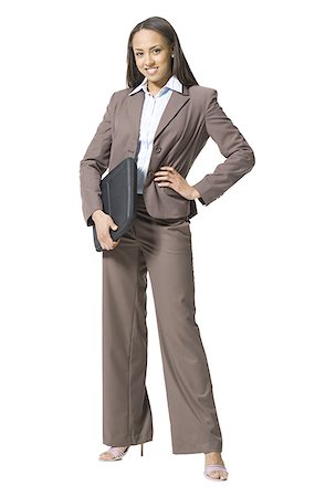 simsearch:640-01349238,k - Portrait of a businesswoman holding a laptop Stock Photo - Premium Royalty-Free, Code: 640-01363347