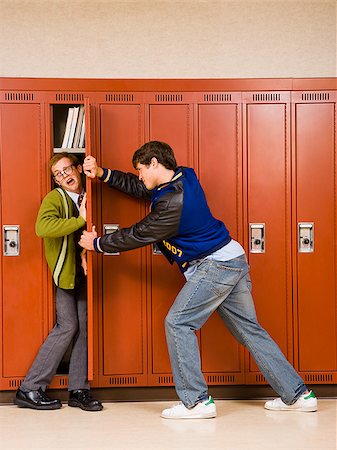 High School Jock and a Nerd. Foto de stock - Sin royalties Premium, Código: 640-02656538