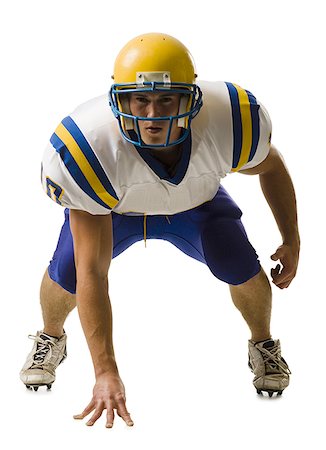 Young male American football player. Stock Photo - Premium Royalty-Free, Code: 640-02657104