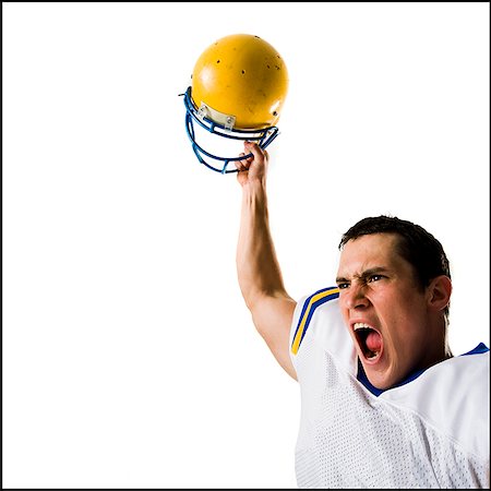 Young male American football player. Stock Photo - Premium Royalty-Free, Code: 640-02657105