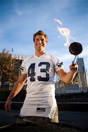 football stadium not soccer - tailgate party before a football game Stock Photo - Premium Royalty-Free, Code: 640-02657705