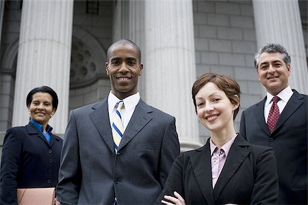 simsearch:640-01350504,k - Portrait of lawyers in front of a courthouse Foto de stock - Sin royalties Premium, Código: 640-02764720