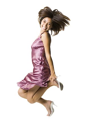 simsearch:640-03265333,k - Woman jumping Stock Photo - Premium Royalty-Free, Code: 640-02764864