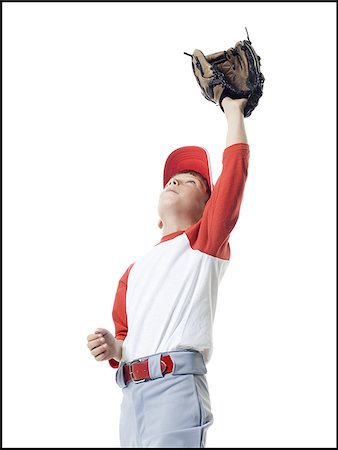 simsearch:640-03259938,k - Close-up of a baseball player catching a baseball Stock Photo - Premium Royalty-Free, Code: 640-02766632