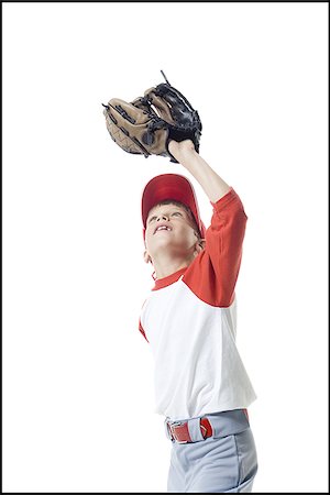 simsearch:640-03259938,k - Close-up of a baseball player catching a baseball Stock Photo - Premium Royalty-Free, Code: 640-02766633