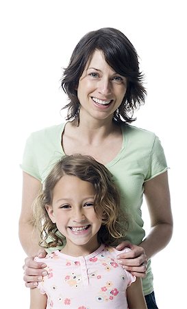 simsearch:640-01354837,k - Portrait of a girl standing with her mother Stock Photo - Premium Royalty-Free, Code: 640-02766982