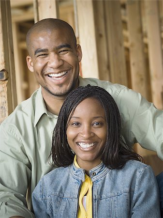 simsearch:640-02764709,k - Portrait of a young couple smiling Stock Photo - Premium Royalty-Free, Code: 640-02767673