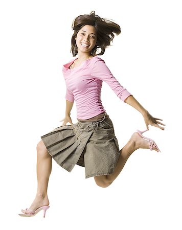 simsearch:640-01601671,k - Woman jumping Stock Photo - Premium Royalty-Free, Code: 640-02768835