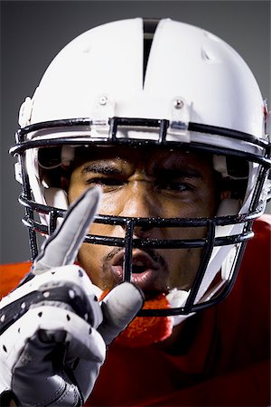 pumped up - Football player Stock Photo - Premium Royalty-Free, Code: 640-02769131