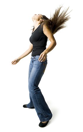 simsearch:640-03265333,k - Young woman dancing Stock Photo - Premium Royalty-Free, Code: 640-02769920