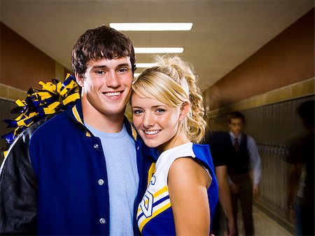 Teenage couple at school. Stock Photo - Premium Royalty-Free, Code: 640-02776429