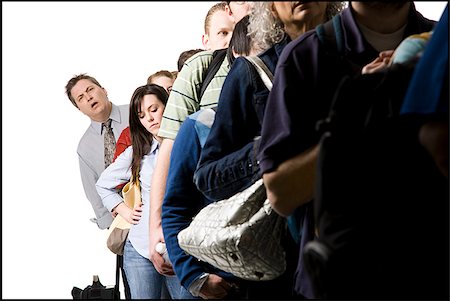 People waiting in line Stock Photo - Premium Royalty-Free, Code: 640-02779077