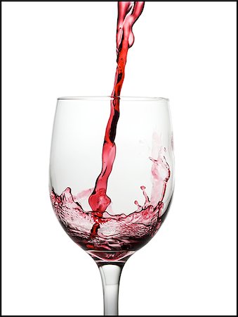 simsearch:640-02770391,k - Red wine pouring into wine glass Stock Photo - Premium Royalty-Free, Code: 640-02770383