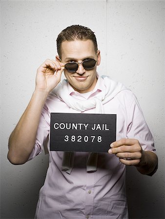 simsearch:640-02770803,k - Mug shot of stylish man with sunglasses Stock Photo - Premium Royalty-Free, Code: 640-02770776