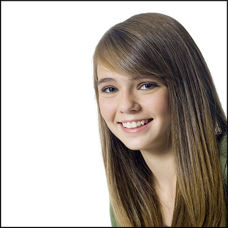 simsearch:640-02773530,k - Portrait of a girl smiling Stock Photo - Premium Royalty-Free, Code: 640-02771398