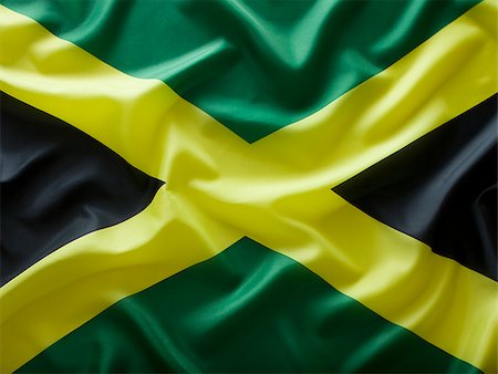 photography jamaica - jamaican flag Stock Photo - Premium Royalty-Free, Code: 640-02950587