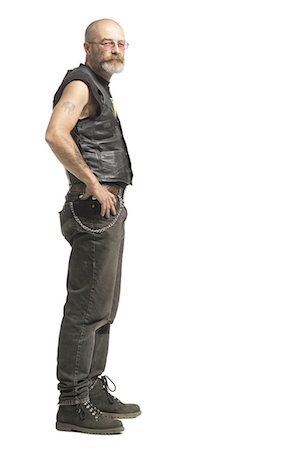 Man posing with hand on hip Stock Photo - Premium Royalty-Free, Code: 640-03255377