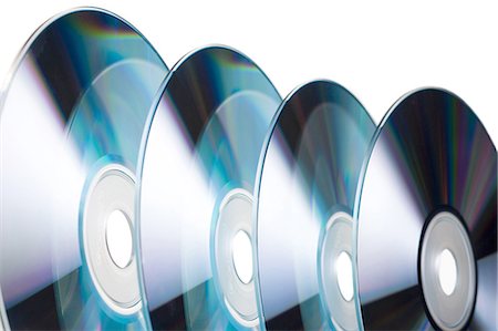 Close-up of CDs Stock Photo - Premium Royalty-Free, Code: 640-03264756