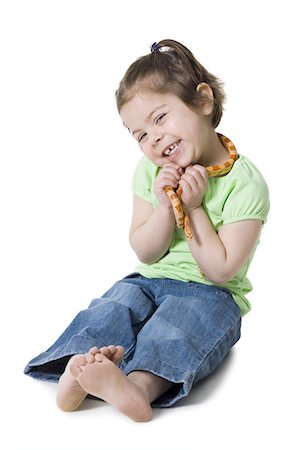 snake images for kids - Young girl posing Stock Photo - Premium Royalty-Free, Code: 640-03265307