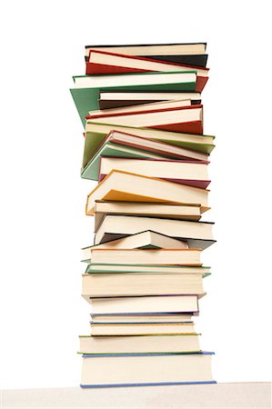 school book - Stack of books Stock Photo - Premium Royalty-Free, Code: 640-03260051