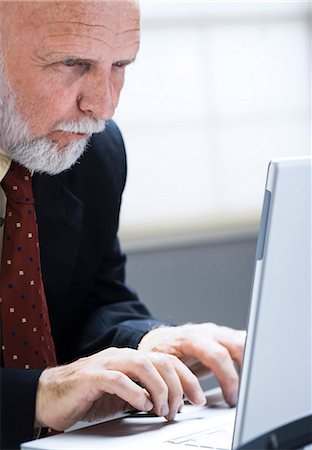 sad bald man - Closeup of businessman in office Stock Photo - Premium Royalty-Free, Code: 640-03260911