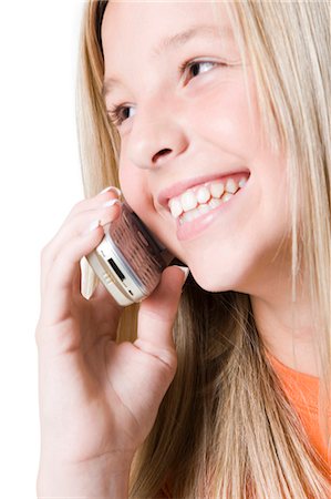 simsearch:640-03260747,k - Girl talking on cell phone Stock Photo - Premium Royalty-Free, Code: 640-03262307