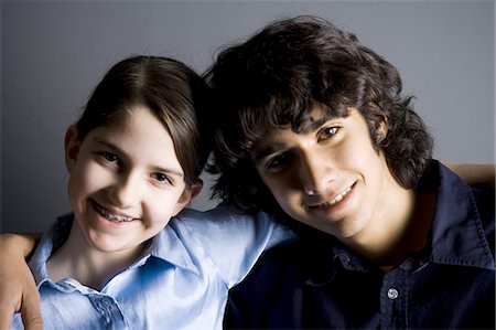 Brother and sister Stock Photo - Premium Royalty-Free, Code: 640-03263430
