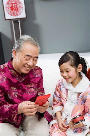 simsearch:642-02005954,k - one girl and her and her grandpa Stock Photo - Premium Royalty-Free, Code: 642-02005884