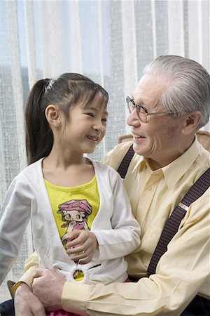 simsearch:642-02005954,k - a girl and her grandpa Stock Photo - Premium Royalty-Free, Code: 642-02006031