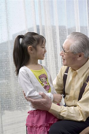 simsearch:642-02005954,k - a girl and her grandpa Stock Photo - Premium Royalty-Free, Code: 642-02006032