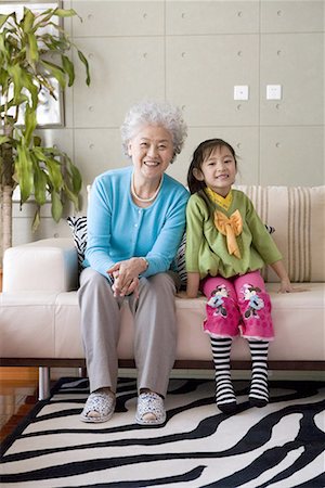 simsearch:642-02005954,k - a girl and her grandma Stock Photo - Premium Royalty-Free, Code: 642-02006041