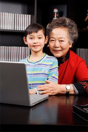 simsearch:642-02005954,k - a girl and her grandma Stock Photo - Premium Royalty-Free, Code: 642-02006195