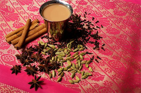 Indian masala tea with spices. Stock Photo - Premium Royalty-Free, Code: 655-03082792