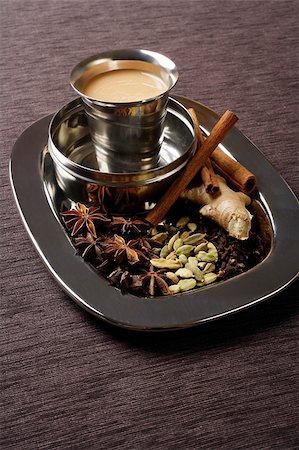 still life of masala tea and spices Stock Photo - Premium Royalty-Free, Code: 655-03082804