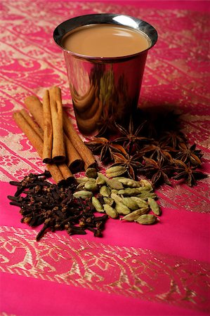 Indian masala tea with spices. Stock Photo - Premium Royalty-Free, Code: 655-03082815