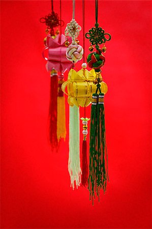 Still life of Chinese New Year decorations Stock Photo - Premium Royalty-Free, Code: 656-02660252