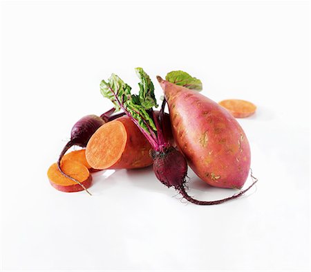 root vegetable - Sweet potatoes and beetroot Stock Photo - Premium Royalty-Free, Code: 659-06154672