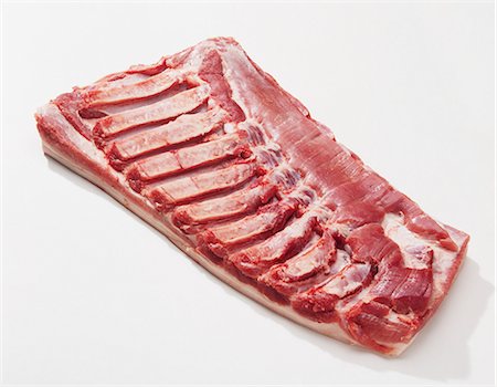 rib - Pork belly with ribs removed Foto de stock - Sin royalties Premium, Código: 659-06155818