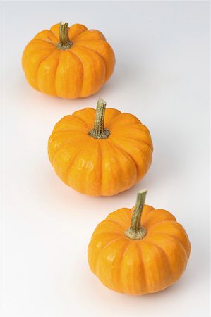 Three baby pumpkins Stock Photo - Premium Royalty-Free, Code: 659-06151489