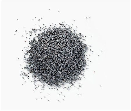 seed - A pile of poppy seeds, seen from above Stock Photo - Premium Royalty-Free, Code: 659-06184323