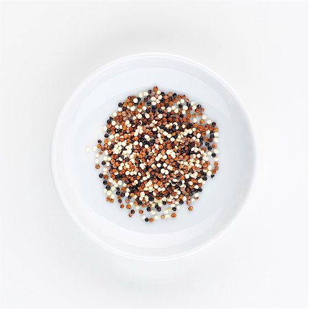 simsearch:659-07027144,k - A plate of quinoa, seen from above Stock Photo - Premium Royalty-Free, Code: 659-06184518