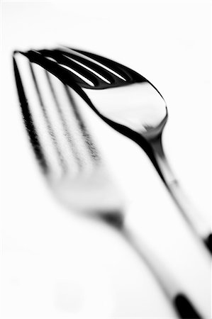 Fork with shadow Stock Photo - Premium Royalty-Free, Code: 659-06185012
